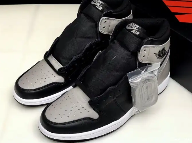 Rep Shadow OG Black High Grey Jordan Air Retro 555088-013 1 0601